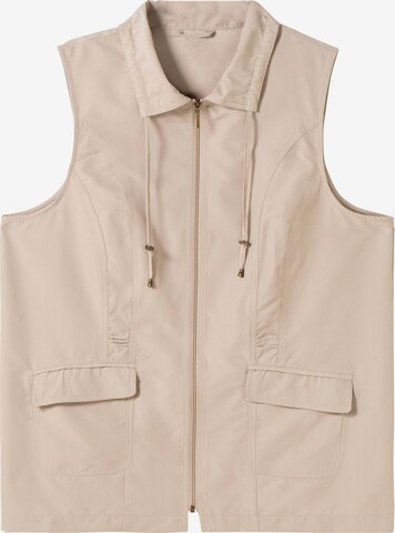 SHEEGO Vest in Beige: front