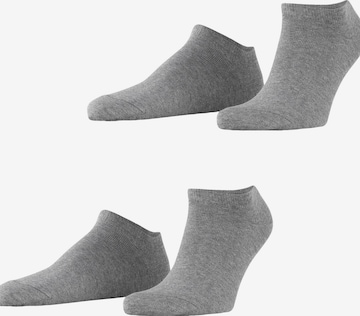 ESPRIT Füßlinge 'Basic Uni 2-Pack' in Grau: Vorderseite