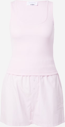 florence by mills exclusive for ABOUT YOU - Pijama de pantalón corto en rosa: frente