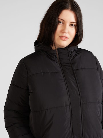 ABOUT YOU Curvy Winter Coat 'Erin' in Black