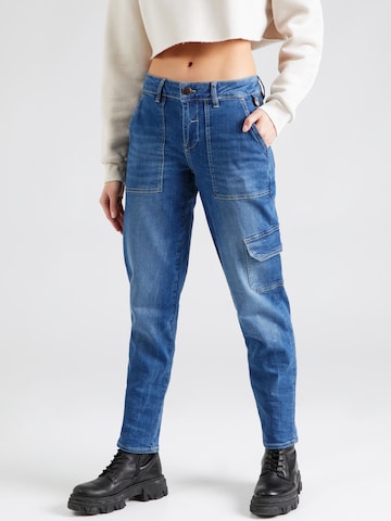 Gang Regular Cargo Jeans '94GERDA' in Blue: front