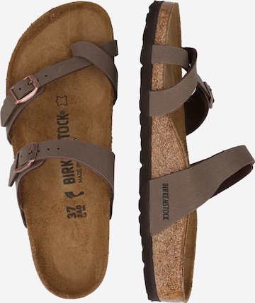 BIRKENSTOCK T-Bar Sandals 'Mayari' in Brown