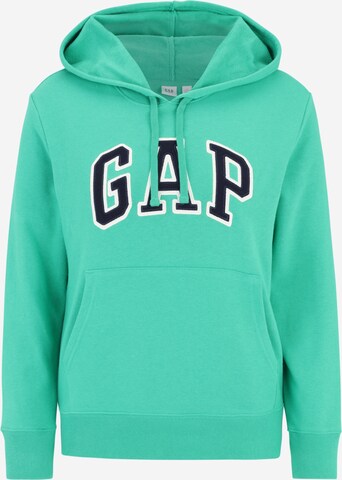 Gap Petite Sweatshirt 'HERITAGE' in Grün: predná strana