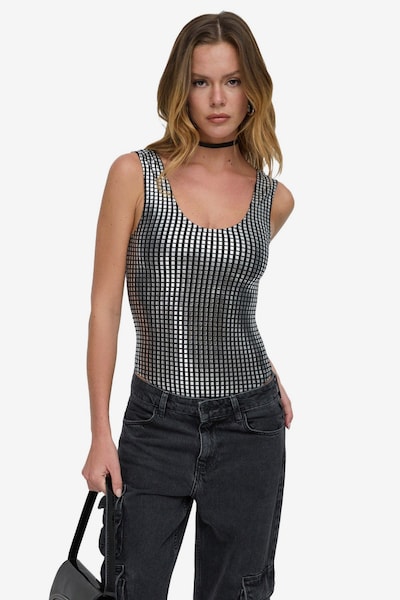 No Matter What Shirt bodysuit in Black / Silver, Item view