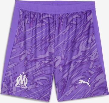 Pantalon de sport 'Olympique de Marseille 25/26' PUMA en violet : devant