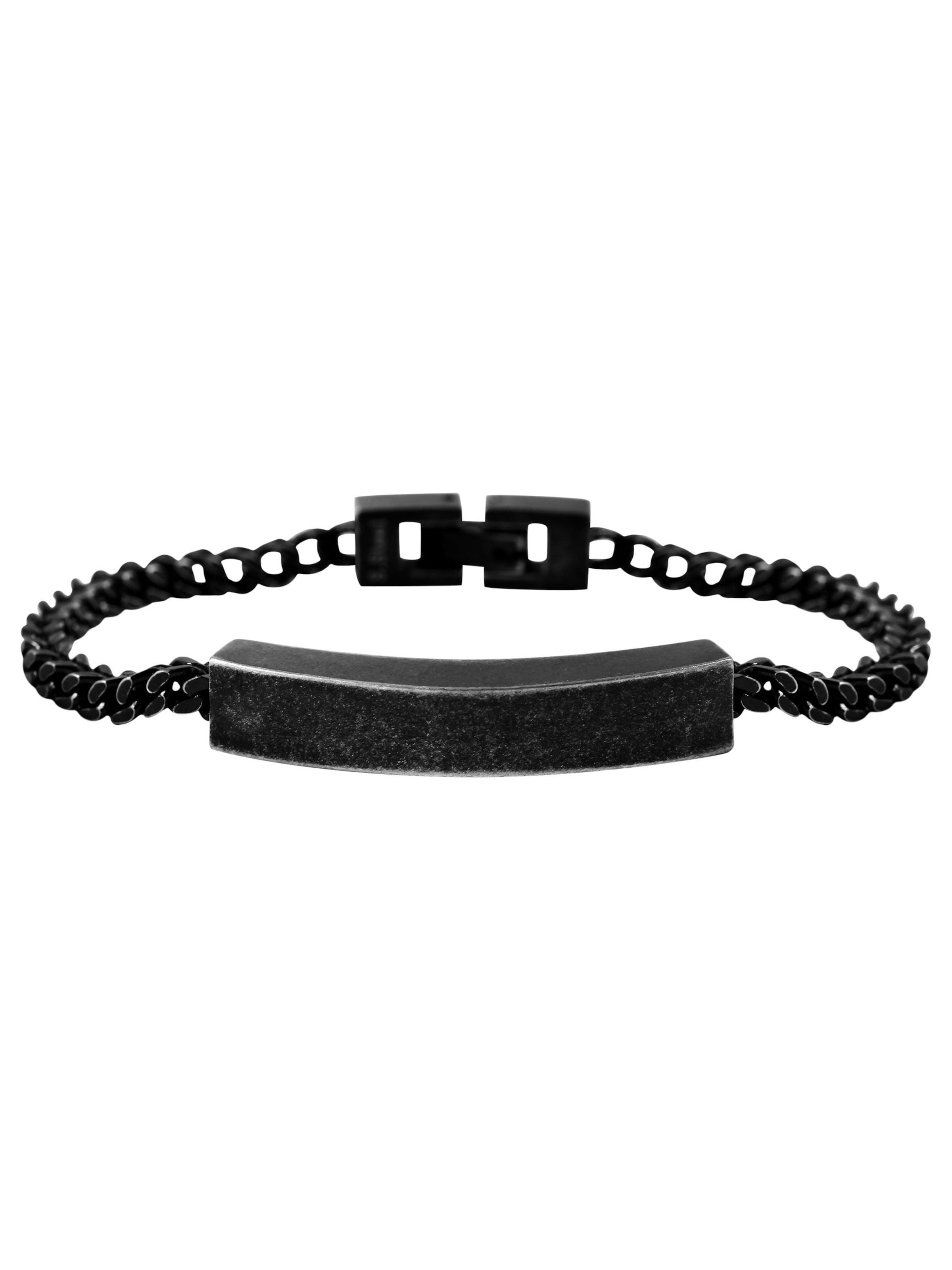 Akzent Bracelet 'Aydan, hautverträglich' in Black