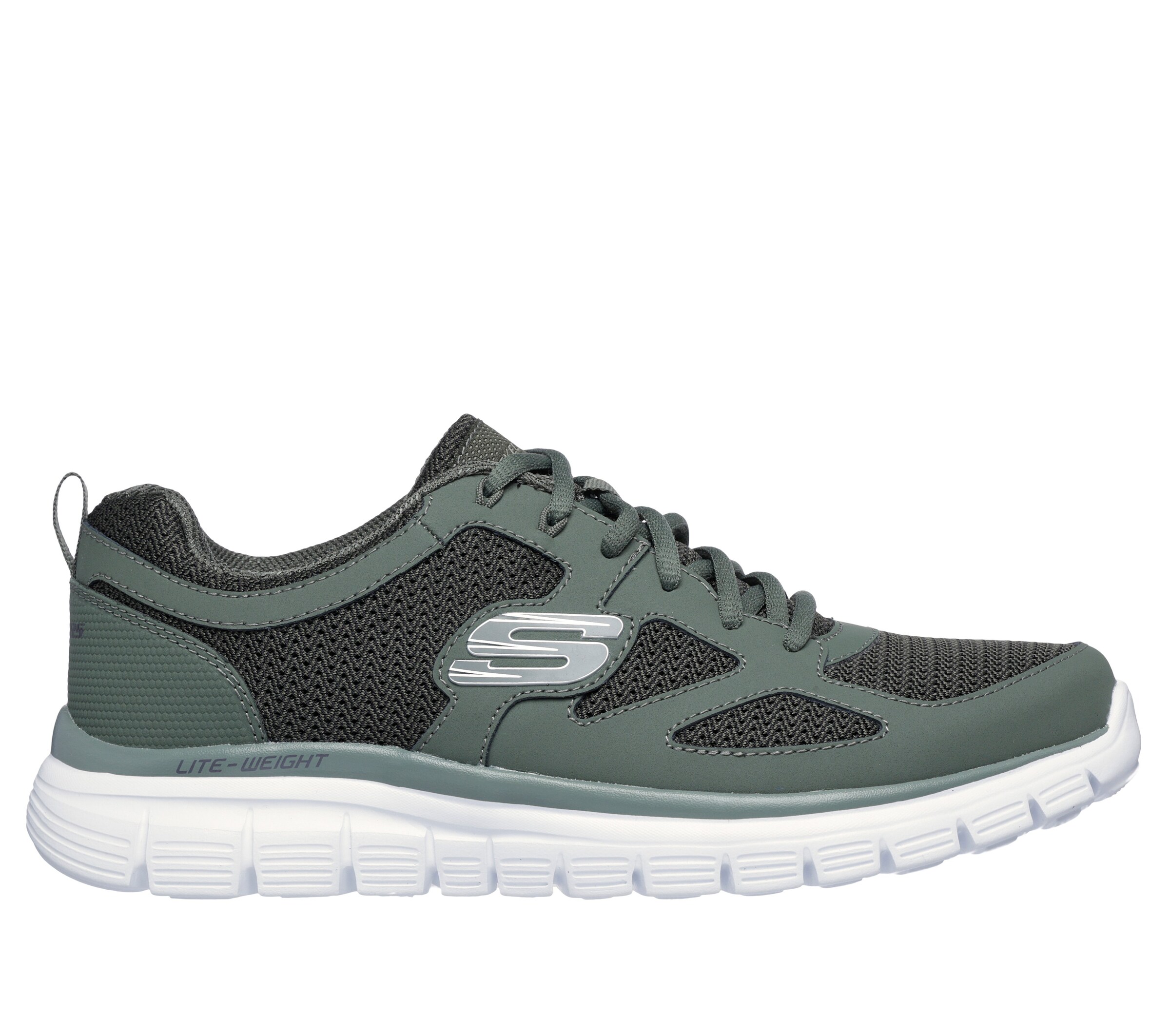 SKECHERS Низкие кроссовки 'Burns Agoura' в Зеленый: спереди