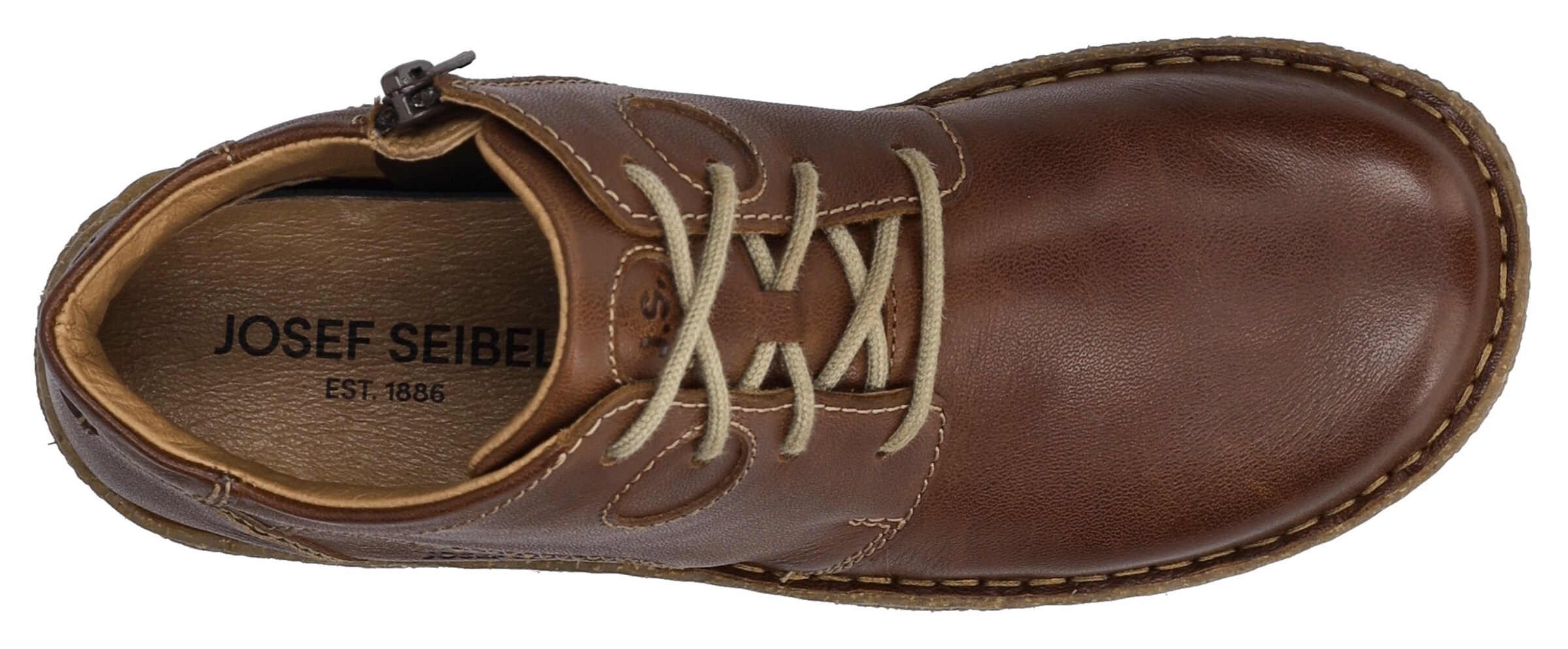 JOSEF SEIBEL Schnürstiefelette in Braun