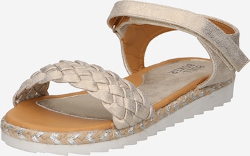 BULLBOXER Sandals in Gold: front