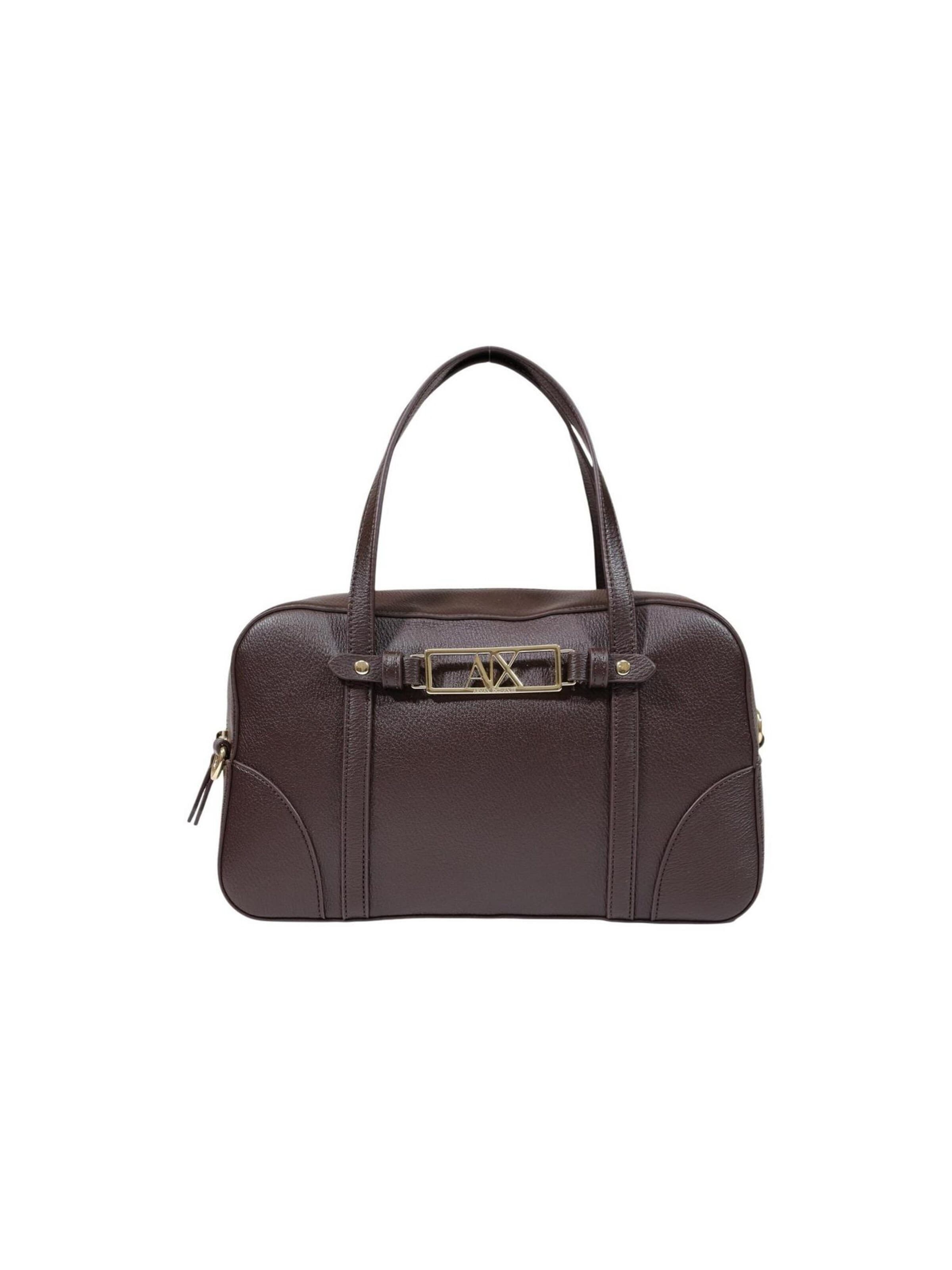 ARMANI EXCHANGE - Bolso de mano 'XW002610 AF15632' en marrón: frente