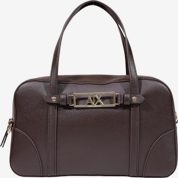 ARMANI EXCHANGE - Bolso de mano 'XW002610 AF15632' en marrón: frente