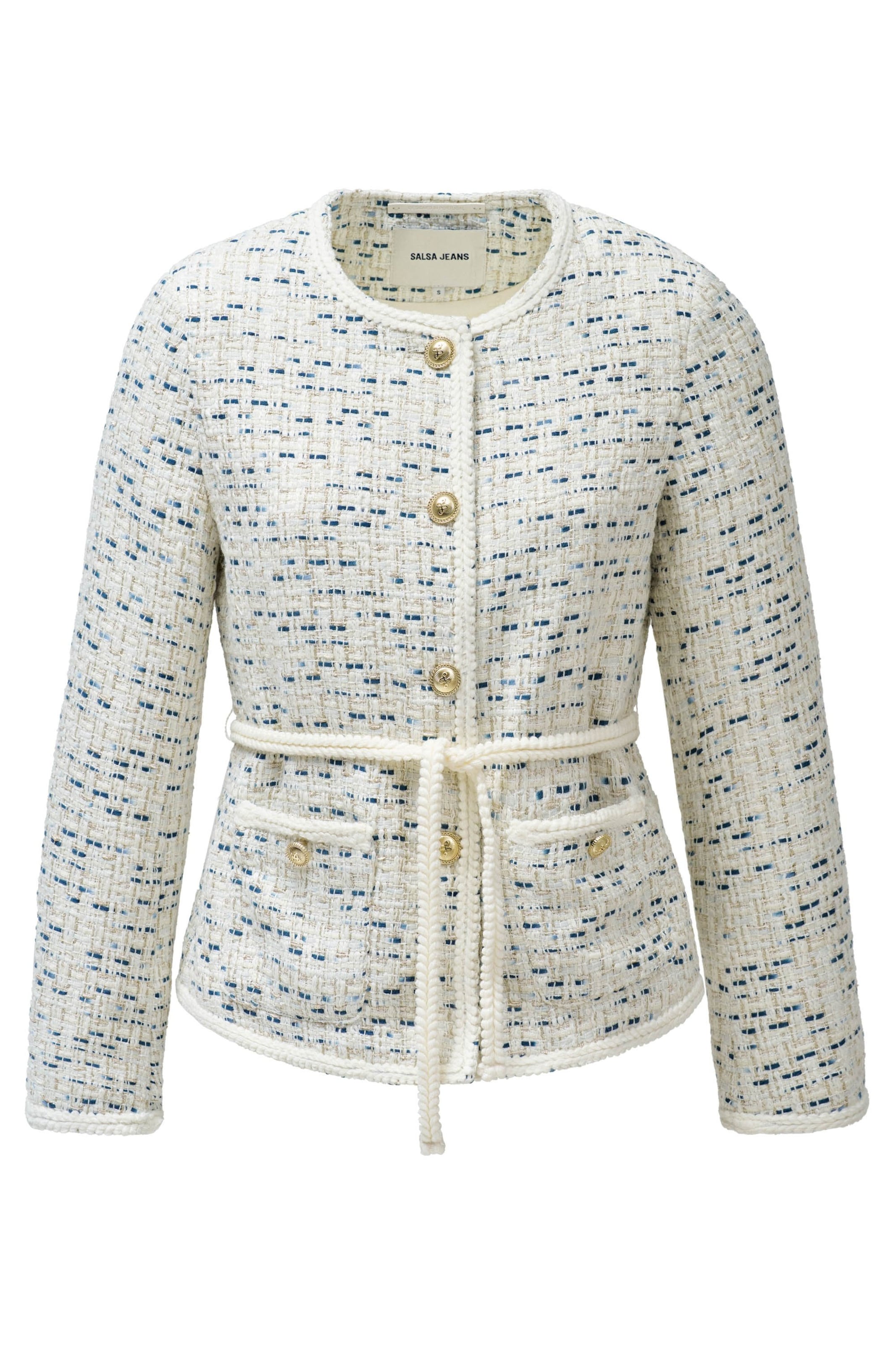 Salsa Jeans Between-season jacket in White: front