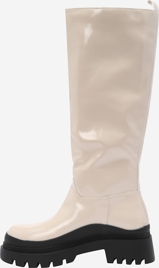 Nasty Gal Bottes en beige / noir, Vue avec produit