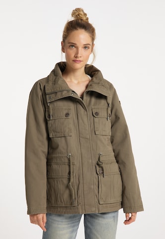 DreiMaster Vintage Winter jacket in Green: front