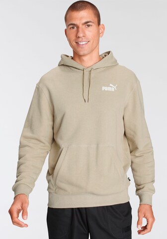 PUMA Athletic Sweatshirt in Beige: front