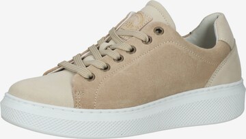 Baskets basses BULLBOXER en beige : devant