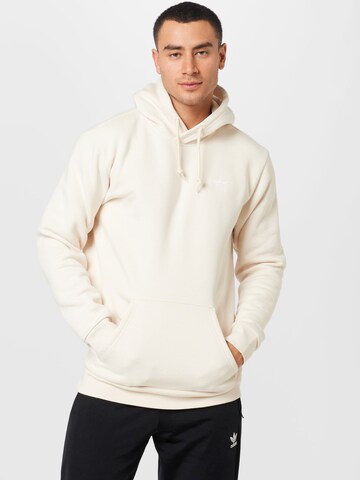 ADIDAS ORIGINALS Regular fit Sweatshirt 'Trefoil Essentials' in Wit: voorkant