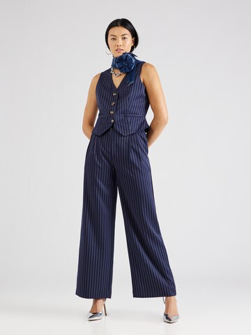Dorothy Perkins Wide leg Pleat-front trousers in Blue