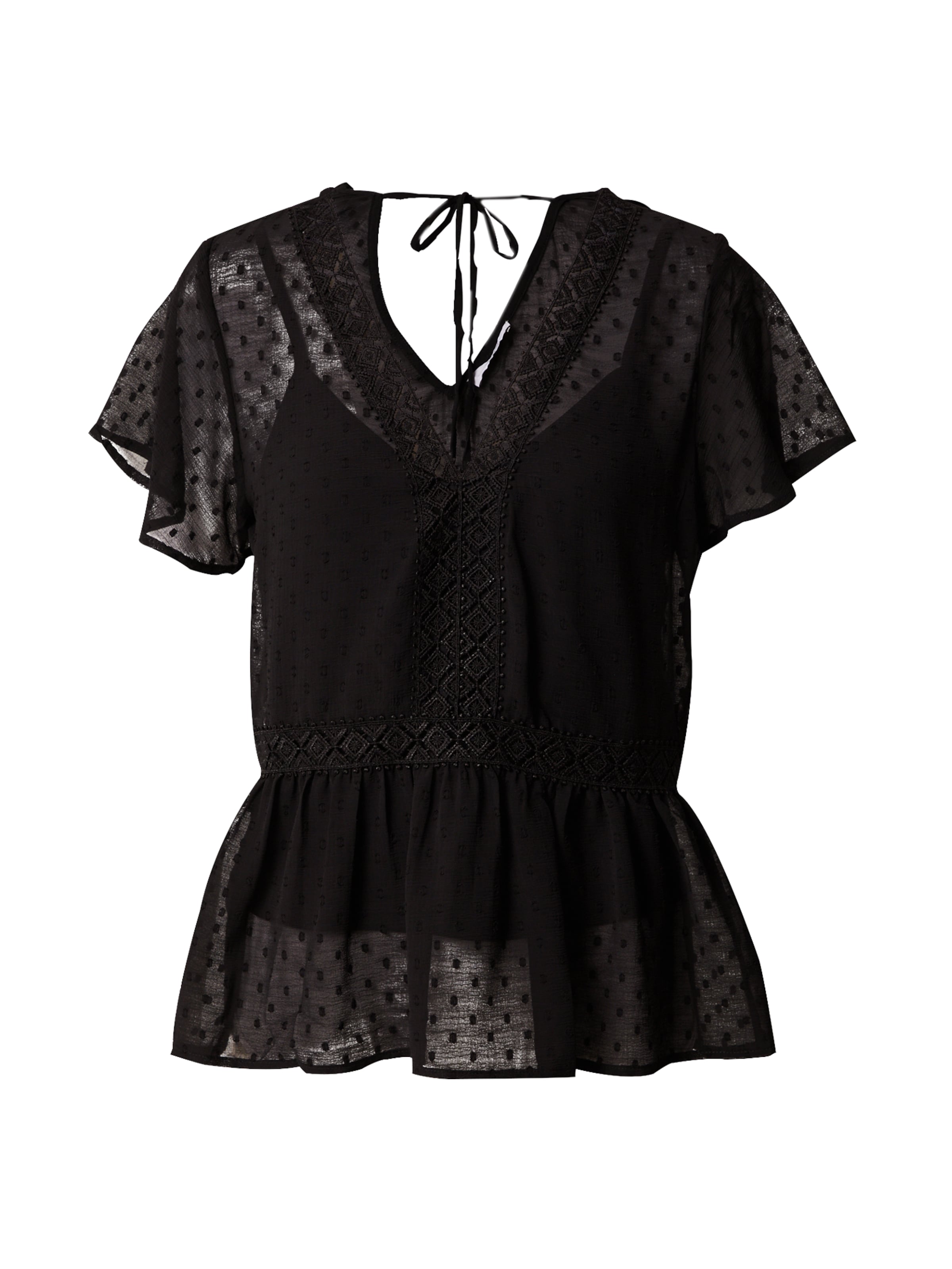 ABOUT YOU Tričko – černá: přední strana