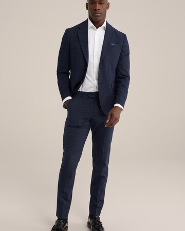 WE Fashion Slimfit Byxa i blå
