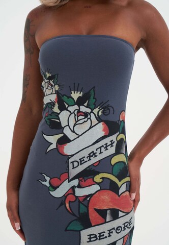 Ed Hardy Jurk in Grijs