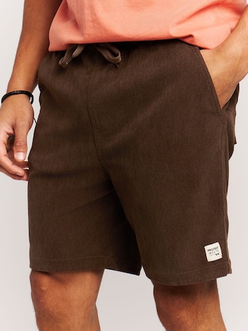 PROTEST Regular Broek 'PRTUleyo' in Bruin