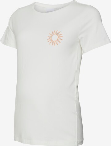 MAMALICIOUS Koszulka 'SUNNY' w kolorze biały: przód