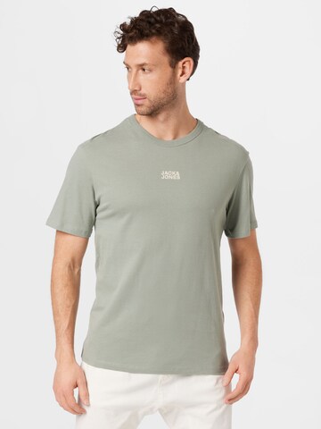 JACK & JONES T-shirt 'Classic' i grå: framsida