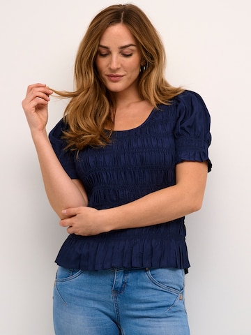 Cream - Blusa 'Henva' em azul: frente