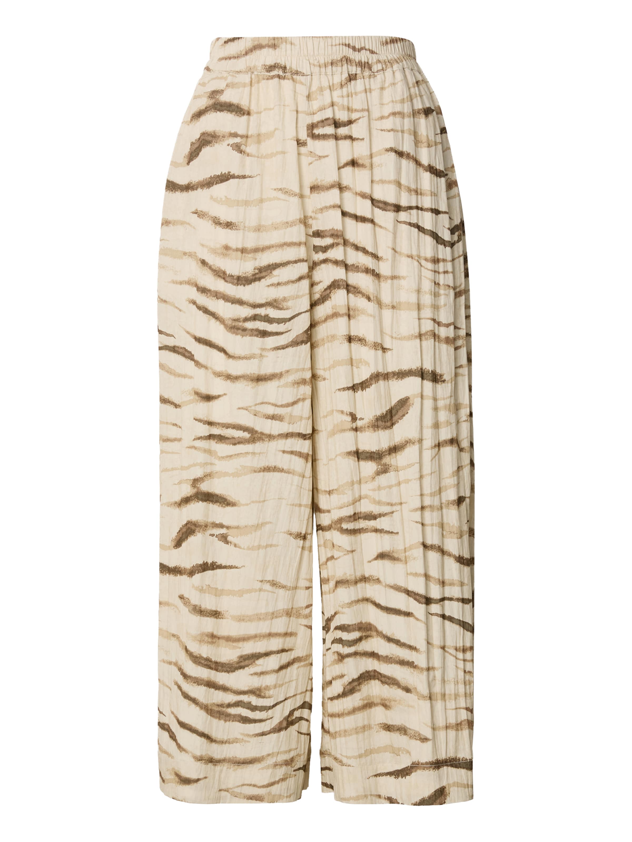 MSCH COPENHAGEN - Loosefit Pantalón 'Tania' en beige: frente