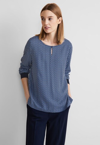 STREET ONE Blouse in Blue: front