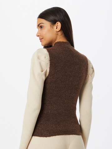 JDY Sweater 'Natja' in Brown