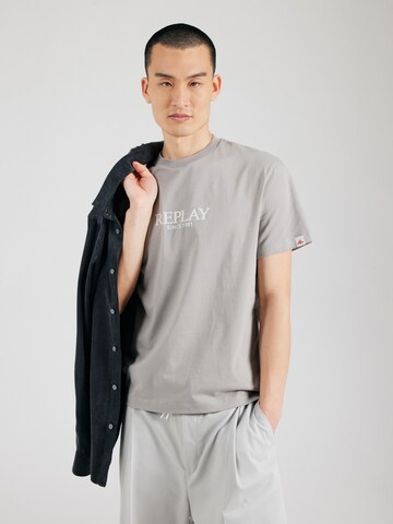 REPLAY Shirt in Grey: front