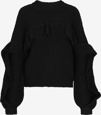 MYMO "Oversize" stila džemperis 'Young Fashion', krāsa - melns, Preces skats