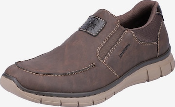 RIEKER Classic Flats in Brown: front