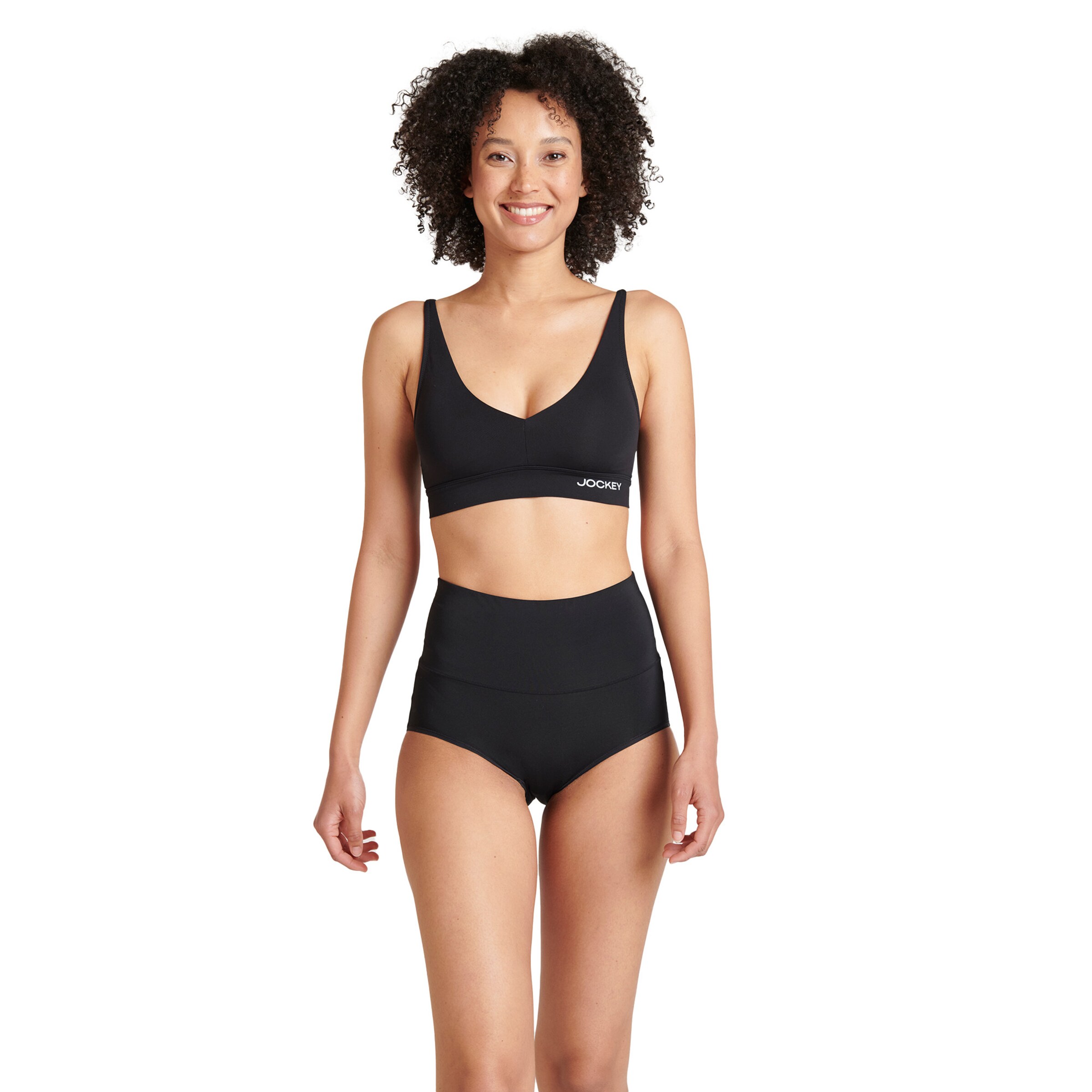 JOCKEY Slip in Schwarz: Vorderseite