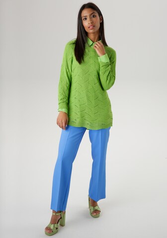 Aniston SELECTED Pullover in Grün