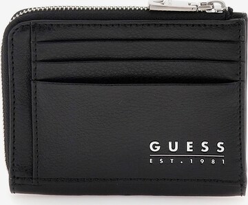 GUESS Wallet in Black: front