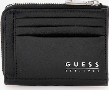 GUESS Wallet in Black: front
