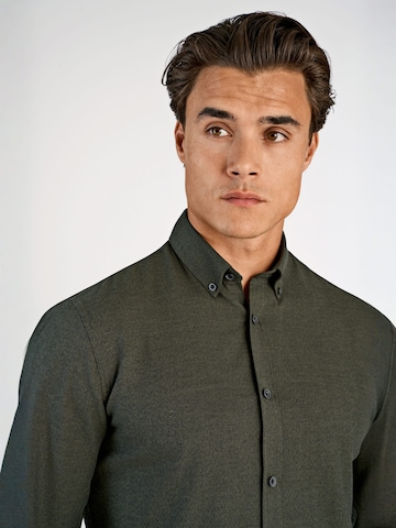 Regular fit Camicia di Lindbergh in verde