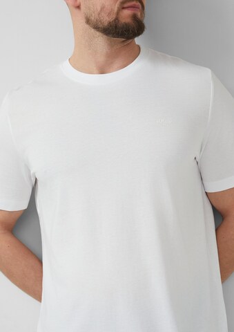 T-Shirt s.Oliver en blanc