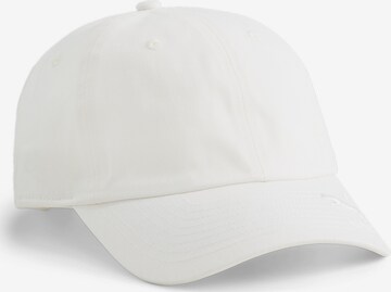 Casquette PUMA en blanc : devant