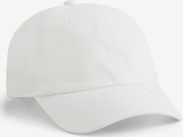 PUMA Cap in White: front