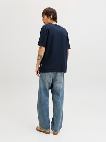 JACK & JONES T-Shirt 'JORNORREBRO' in Blau