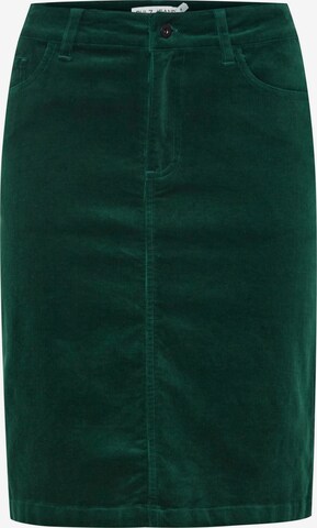 PULZ Jeans Rok 'Mila' in Groen: voorkant
