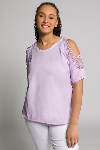 Ulla Popken - Camisa em roxo: frente