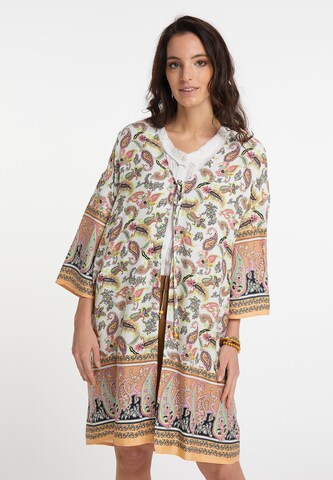 usha FESTIVAL Kimono in White: front