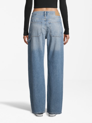 AÉROPOSTALE Wide Leg Jeans in Blau