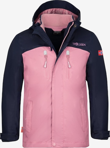 TROLLKIDS Outdoor jacket in Blue: front