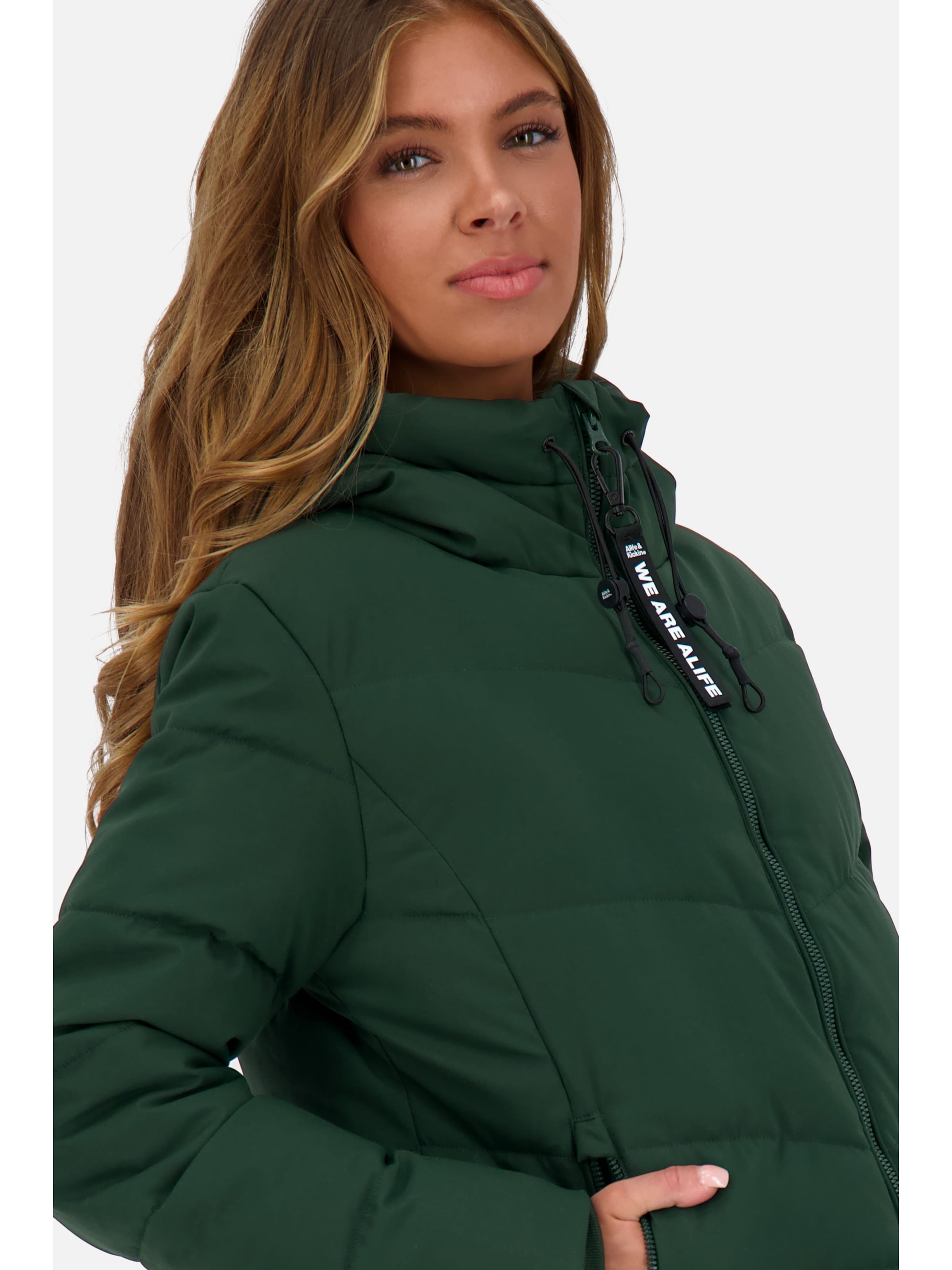 alife & kickin Winterjas 'Michaela' in Groen